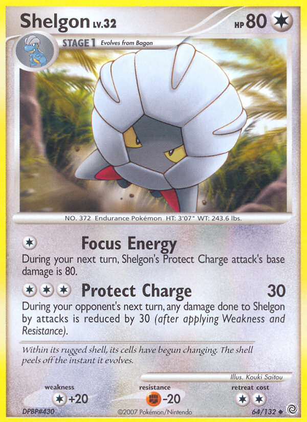 Shelgon (64/132) [Diamond & Pearl: Secret Wonders] | Odin's Place