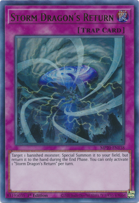 Storm Dragon's Return [MP20-EN138] Ultra Rare | Odin's Place