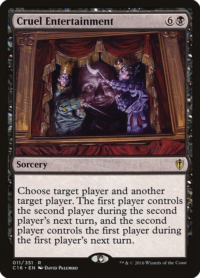 Cruel Entertainment (11) [Commander 2016] | Odin's Place