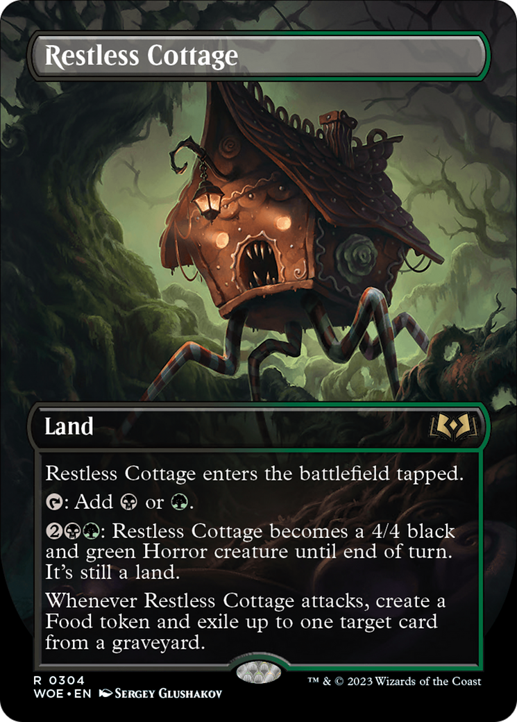 Restless Cottage (Borderless Alternate Art) [Wilds of Eldraine] | Odin's Place