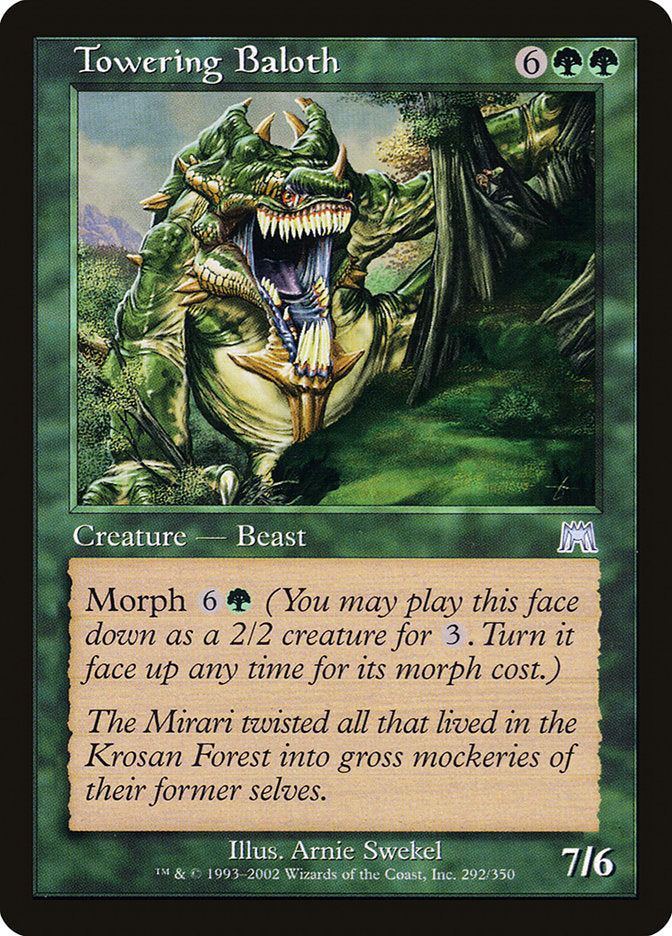 Towering Baloth (292) [Onslaught] | Odin's Place