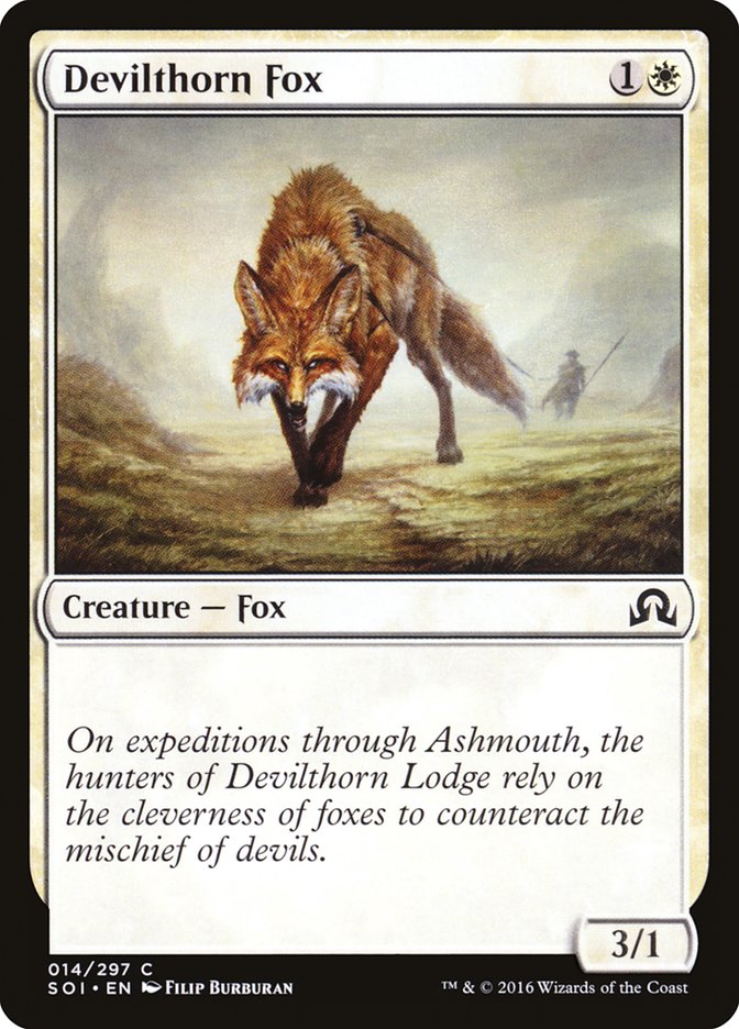 Devilthorn Fox (14) [Shadows over Innistrad] | Odin's Place