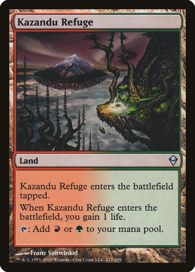 Kazandu Refuge (217) [Zendikar] | Odin's Place