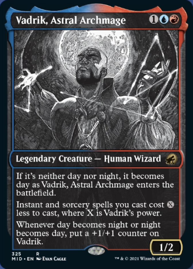 Vadrik, Astral Archmage (Showcase Eternal Night) [Innistrad: Midnight Hunt] | Odin's Place