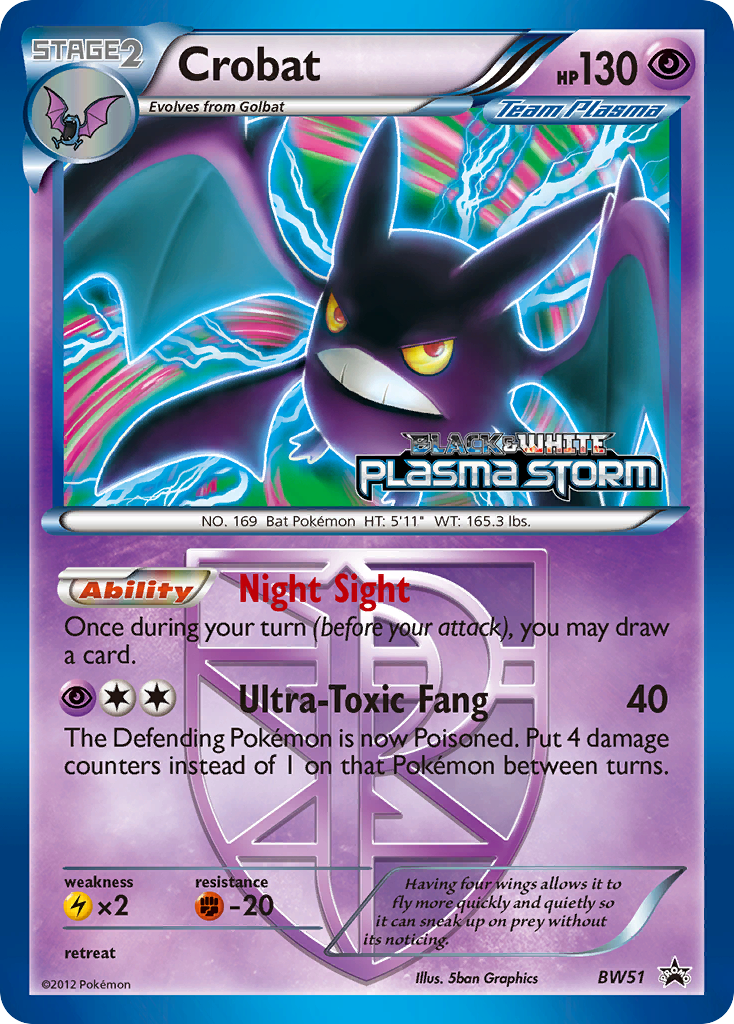 Crobat (BW51) [Black & White: Black Star Promos] | Odin's Place