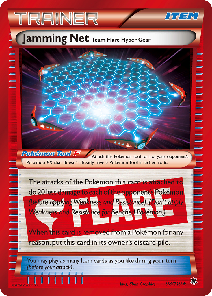 Jamming Net Team Flare Hyper Gear (98/119) [XY: Phantom Forces] | Odin's Place
