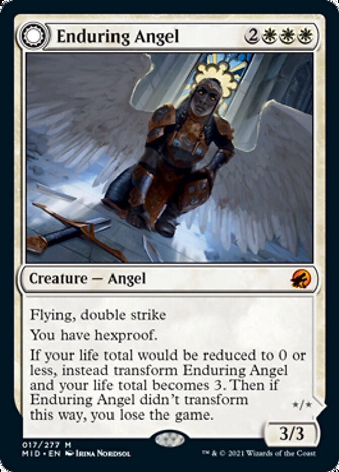Enduring Angel // Angelic Enforcer [Innistrad: Midnight Hunt] | Odin's Place