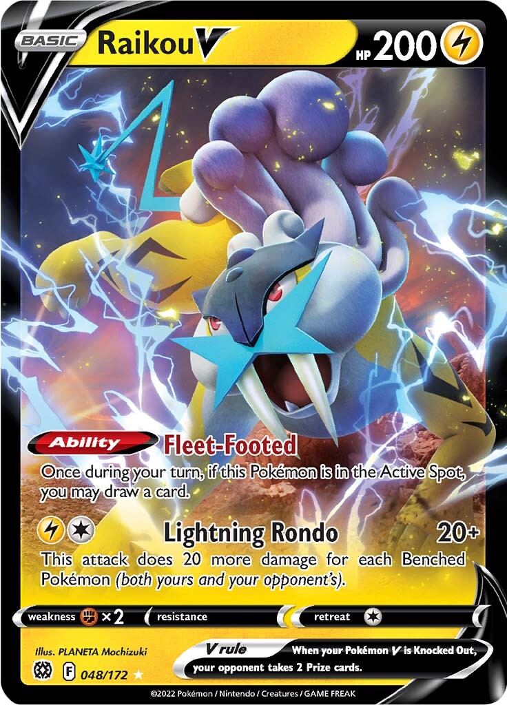 Raikou V (048/172) [Sword & Shield: Brilliant Stars] | Odin's Place