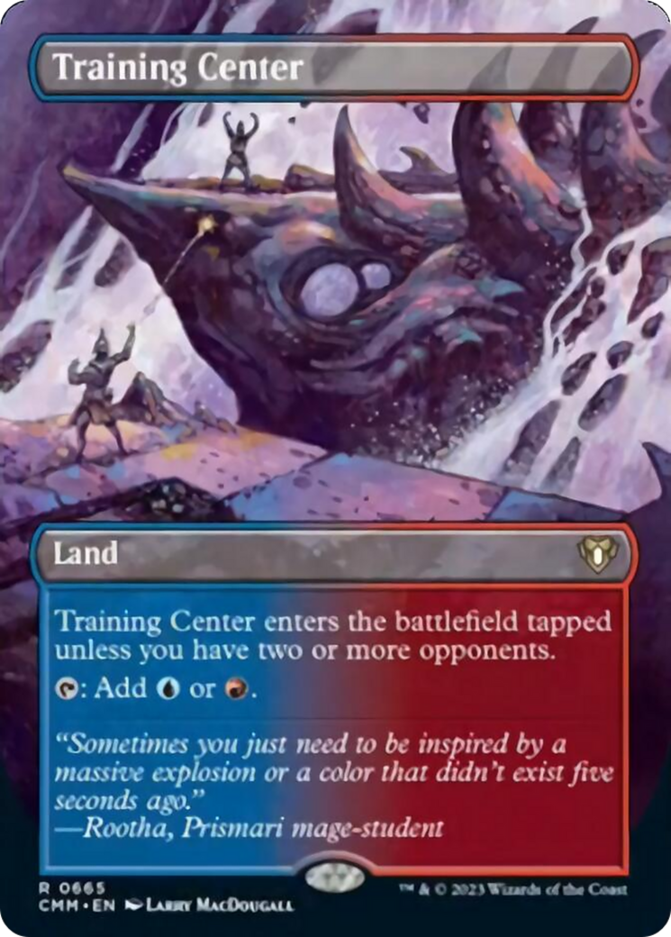 Training Center (Borderless Alternate Art) [Commander Masters] | Odin's Place