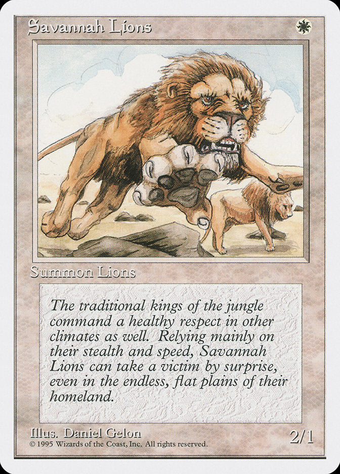 Savannah Lions (48) [Fourth Edition] | Odin's Place