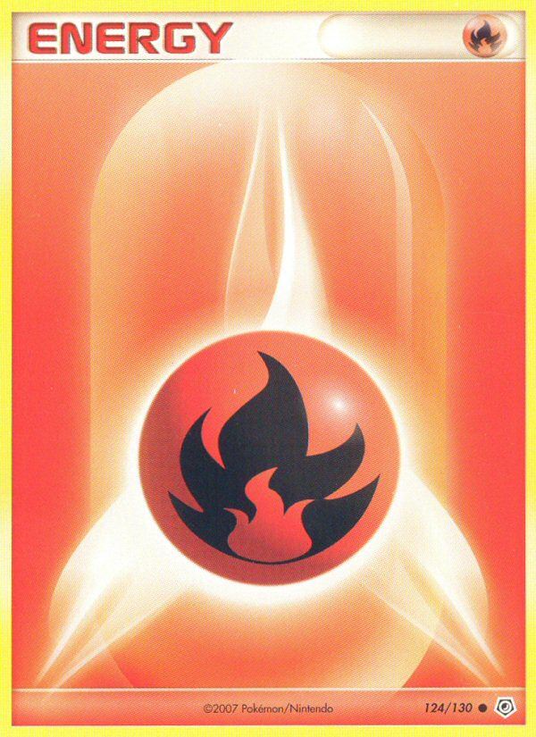Fire Energy (124/130) [Diamond & Pearl: Base Set] | Odin's Place