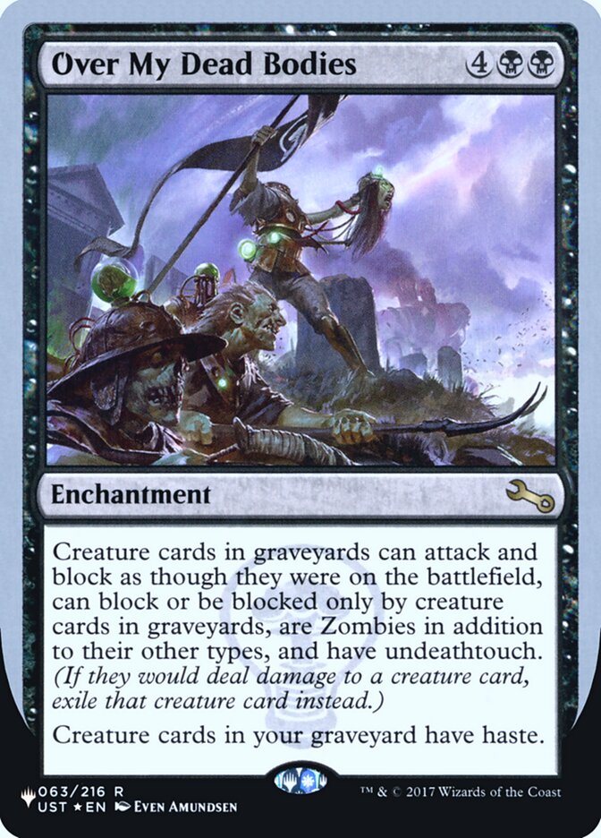 Over My Dead Bodies (Unfinity Foil Edition) [The List] | Odin's Place