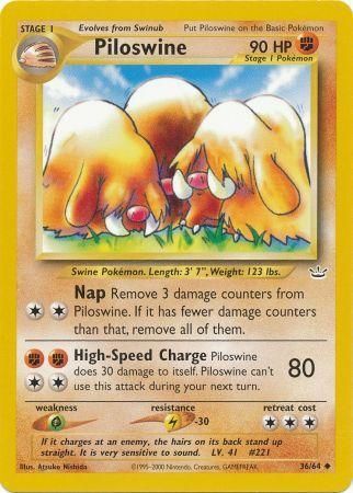 Piloswine (36/64) [Neo Revelation Unlimited] | Odin's Place