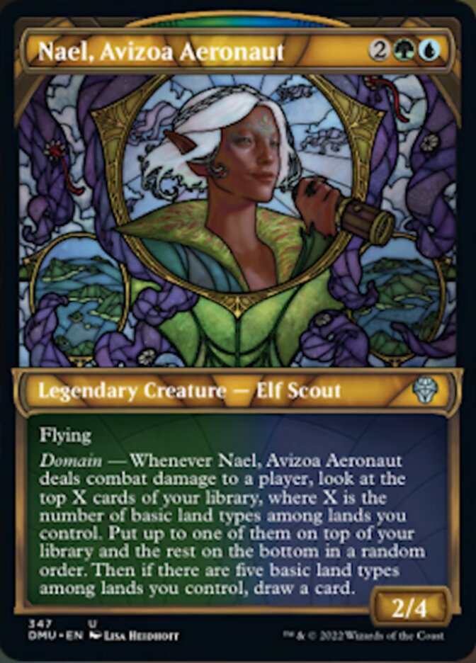 Nael, Avizoa Aeronaut (Showcase Textured) [Dominaria United] | Odin's Place