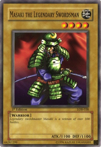 Masaki the Legendary Swordsman [LOB-038] Common | Odin's Place