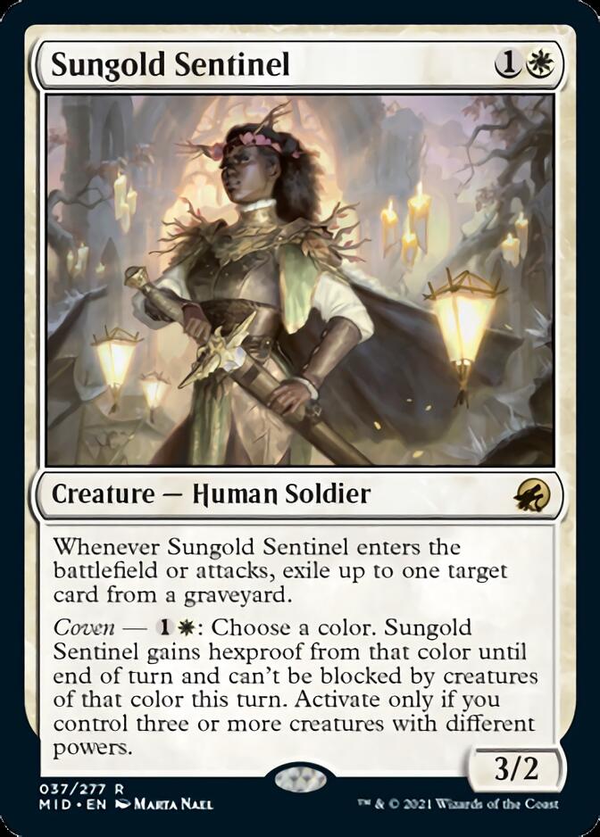 Sungold Sentinel [Innistrad: Midnight Hunt] | Odin's Place
