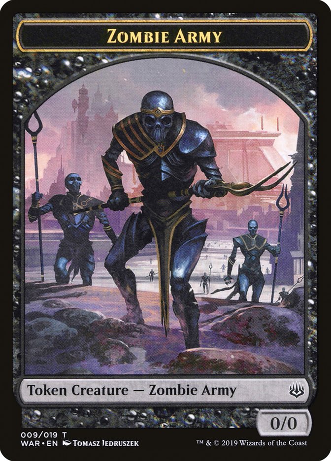 Zombie Army Token (009/019) [War of the Spark Tokens] | Odin's Place