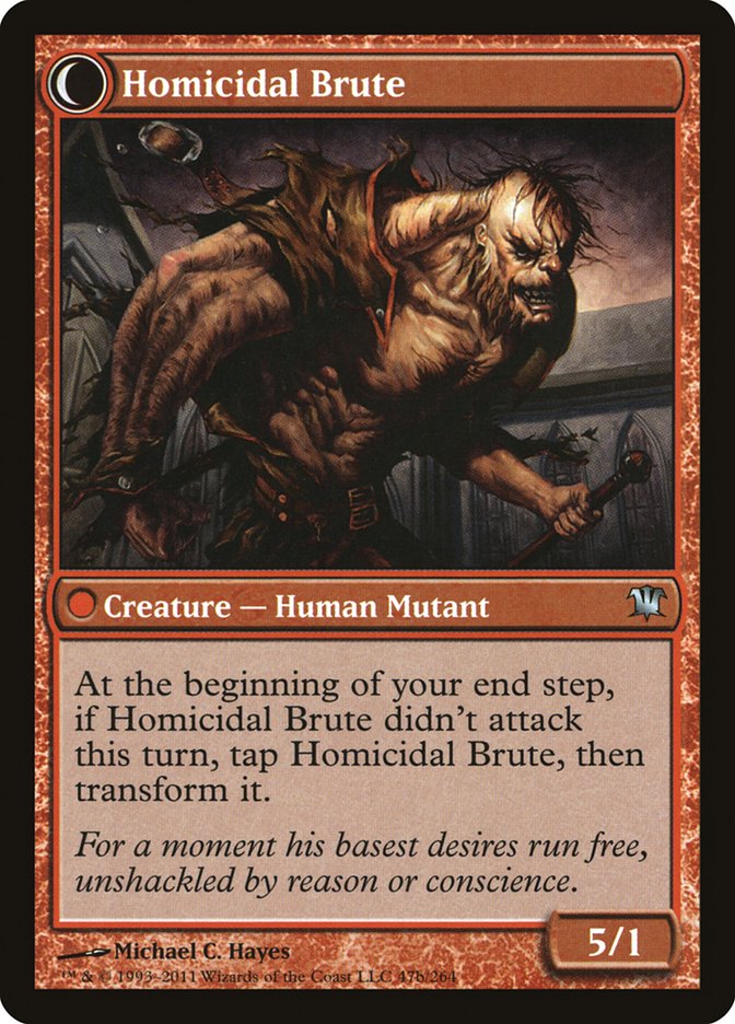 Civilized Scholar // Homicidal Brute [Innistrad] | Odin's Place