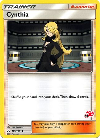 Cynthia (119/156) (Charizard Stamp #59) [Battle Academy 2020] | Odin's Place