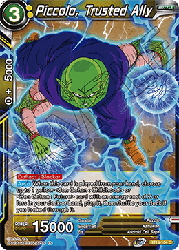 Piccolo, Trusted Ally (Common) (BT13-104) [Supreme Rivalry] | Odin's Place