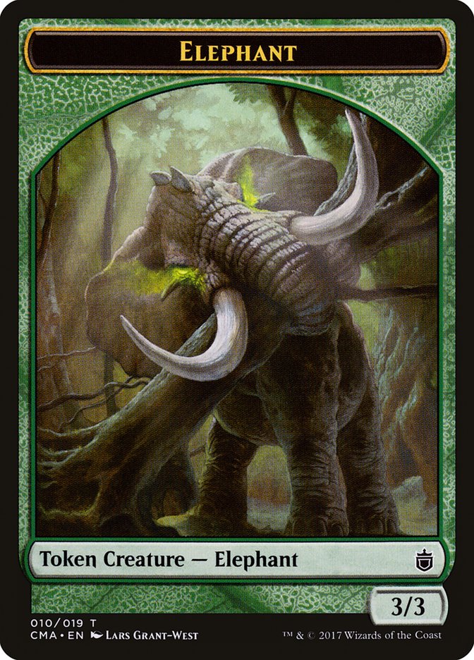 Elephant Token (10) [Commander Anthology Tokens] | Odin's Place