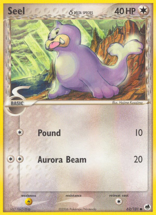 Seel (62/101) (Delta Species) [EX: Dragon Frontiers] | Odin's Place