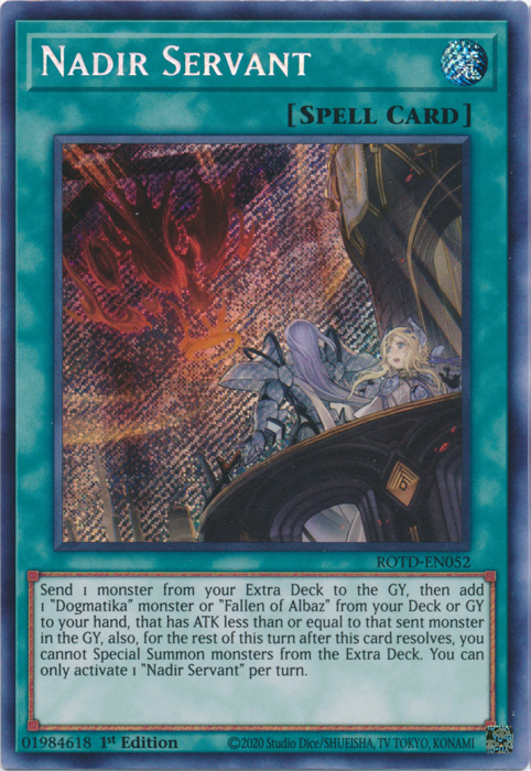 Nadir Servant [ROTD-EN052] Secret Rare | Odin's Place