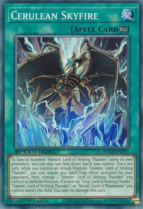 Cerulean Skyfire [SGX3-ENG11] Common | Odin's Place