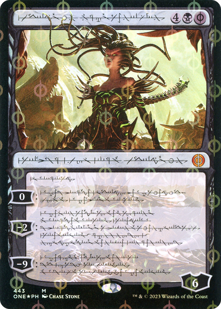 Vraska, Betrayal's Sting (Phyrexian Step-and-Compleat Foil) [Phyrexia: All Will Be One] | Odin's Place