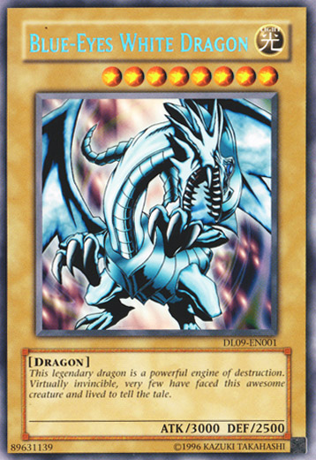 Blue-Eyes White Dragon (Blue) [DL09-EN001] Rare | Odin's Place