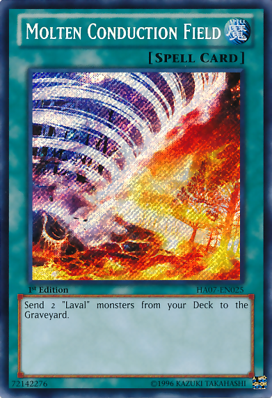 Molten Conduction Field [HA07-EN025] Secret Rare | Odin's Place
