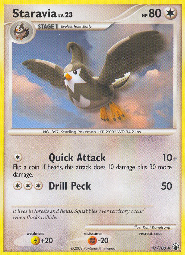Staravia (47/100) [Diamond & Pearl: Majestic Dawn] | Odin's Place