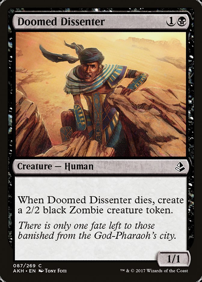 Doomed Dissenter (87) [Amonkhet] | Odin's Place