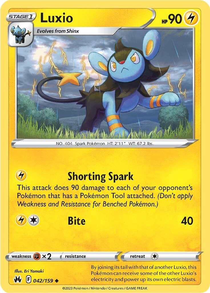 Luxio (042/159) (42) [Sword & Shield: Crown Zenith] | Odin's Place