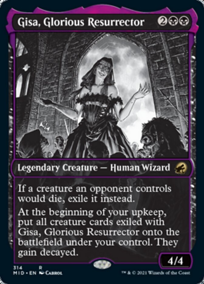 Gisa, Glorious Resurrector (Showcase Eternal Night) [Innistrad: Midnight Hunt] | Odin's Place