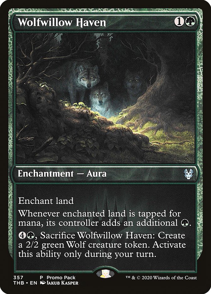 Wolfwillow Haven (Promo Pack) [Theros Beyond Death Promos] | Odin's Place