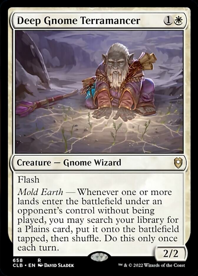 Deep Gnome Terramancer [Commander Legends: Battle for Baldur's Gate] | Odin's Place
