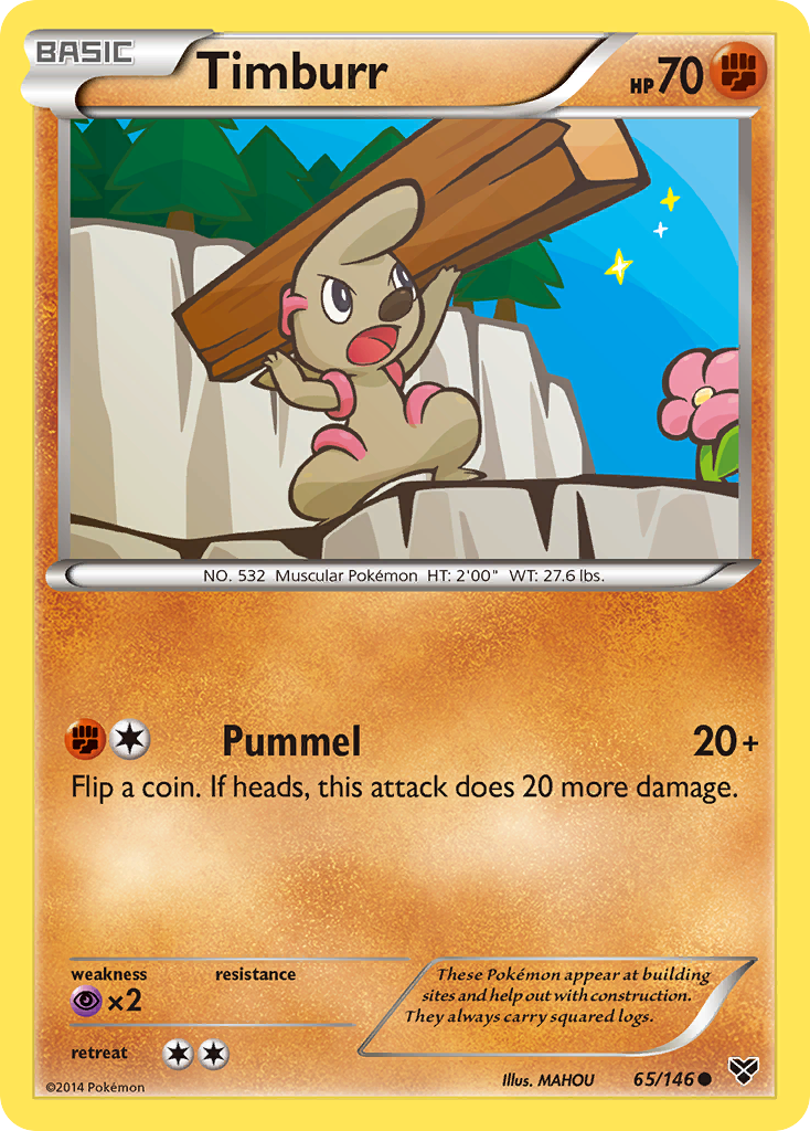 Timburr (65/146) [XY: Base Set] | Odin's Place