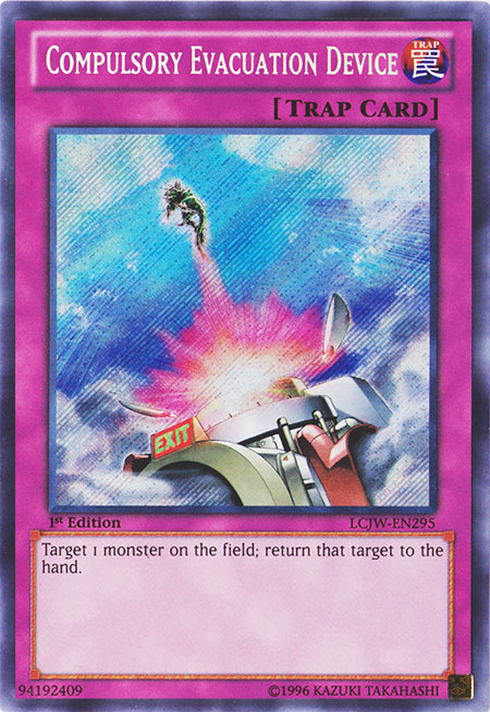 Compulsory Evacuation Device [LCJW-EN295] Secret Rare | Odin's Place