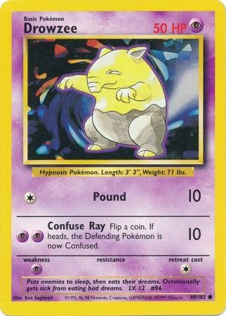 Drowzee (49/102) [Base Set Unlimited] | Odin's Place