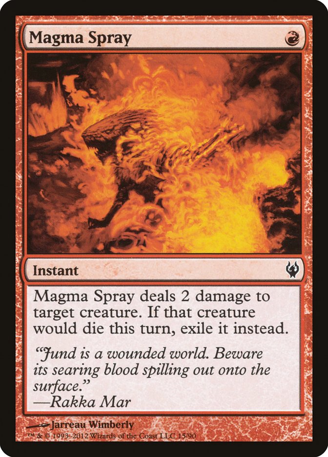 Magma Spray (15) [Duel Decks: Izzet vs. Golgari] | Odin's Place