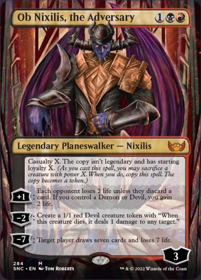 Ob Nixilis, the Adversary (Borderless) [Streets of New Capenna] | Odin's Place