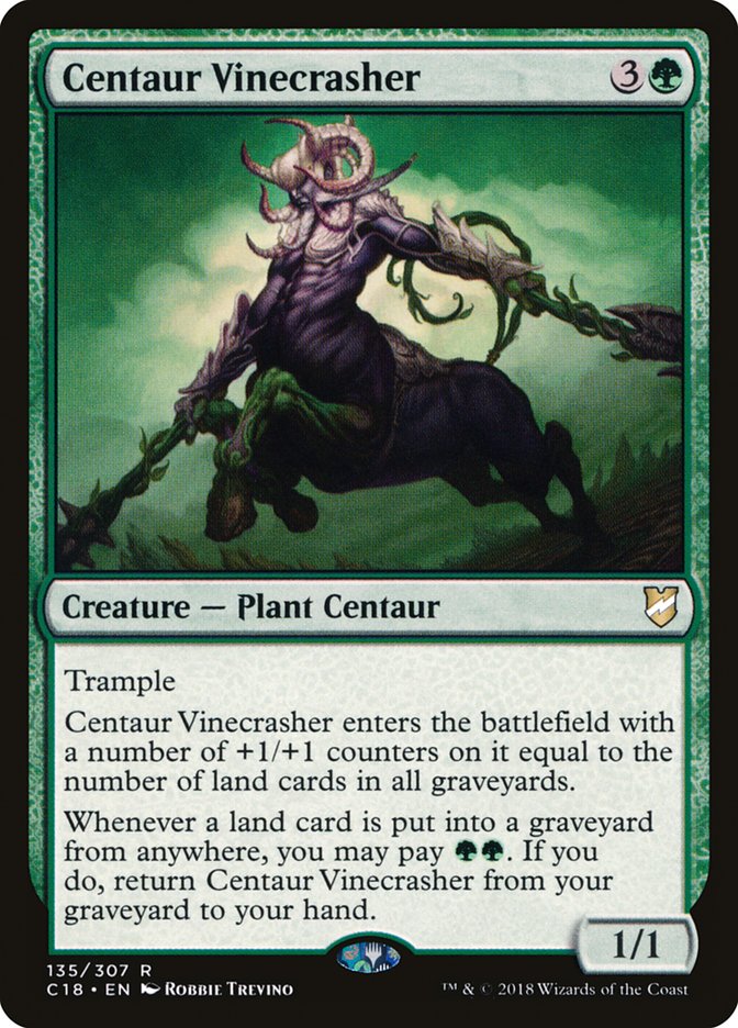 Centaur Vinecrasher (135) [Commander 2018] | Odin's Place
