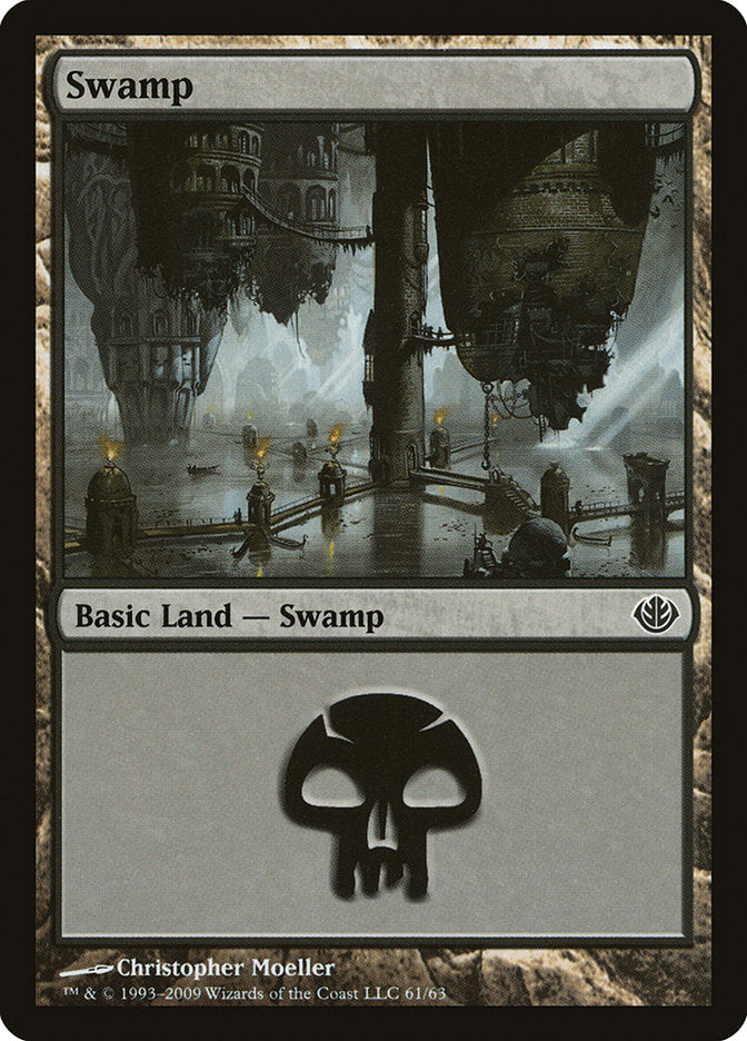 Swamp (61) [Duel Decks: Garruk vs. Liliana] | Odin's Place