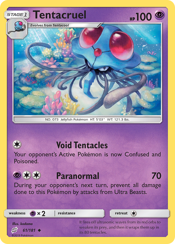 Tentacruel (61/181) [Sun & Moon: Team Up] | Odin's Place