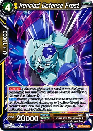 Ironclad Defense Frost (BT7-086) [Assault of the Saiyans] | Odin's Place