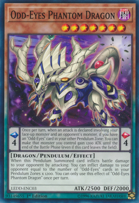 Odd-Eyes Phantom Dragon [LEDD-ENC03] Common | Odin's Place