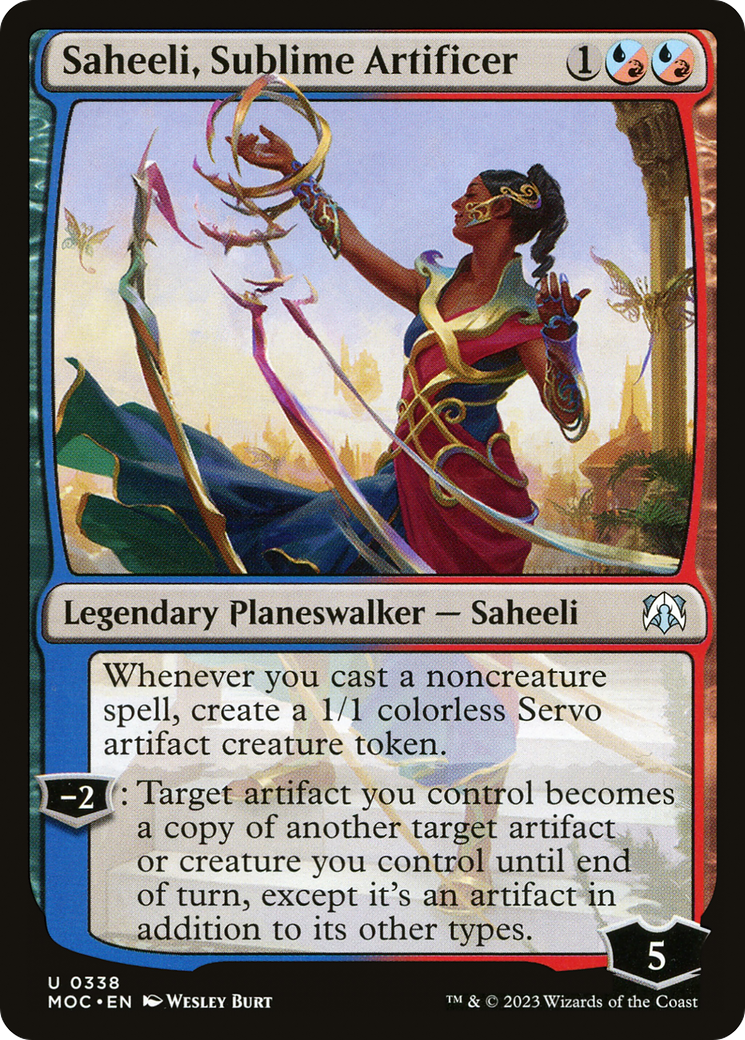 Saheeli, Sublime Artificer [March of the Machine Commander] | Odin's Place