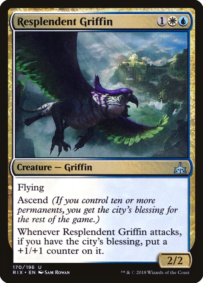 Resplendent Griffin (170) [Rivals of Ixalan] | Odin's Place