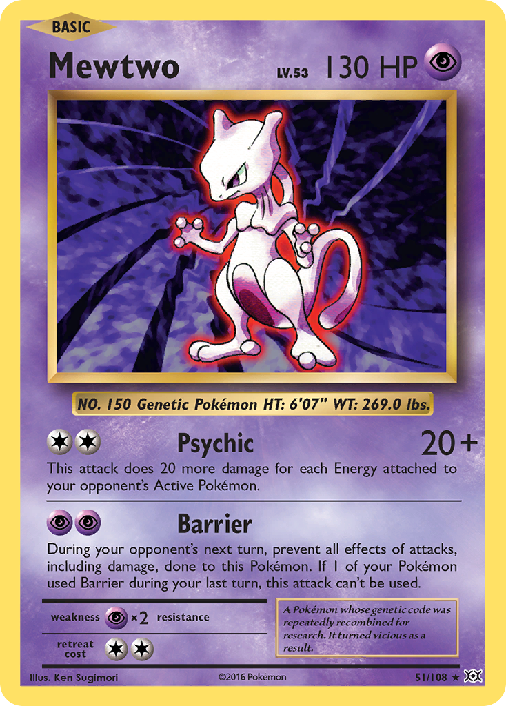 Mewtwo (51/108) [XY: Evolutions] | Odin's Place